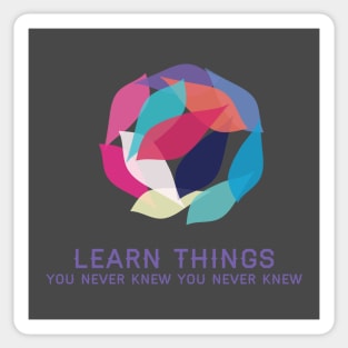 Learn Things Sticker